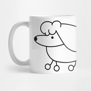 Funny poodle Mug